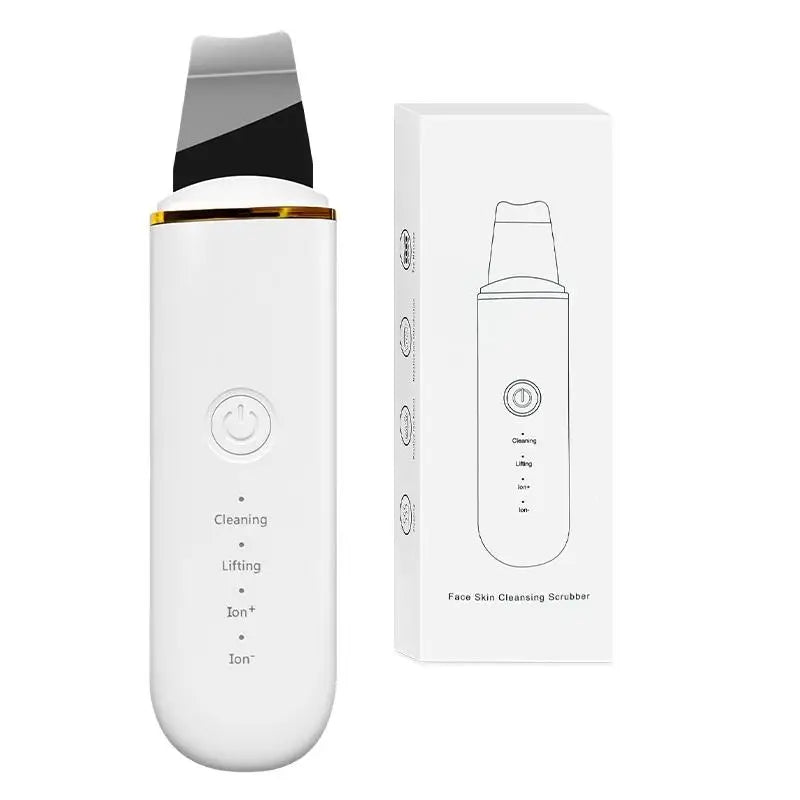 Ultrasonic Skin Scrubber Facial Spatula for Deep Cleansing and Blackhead Removal